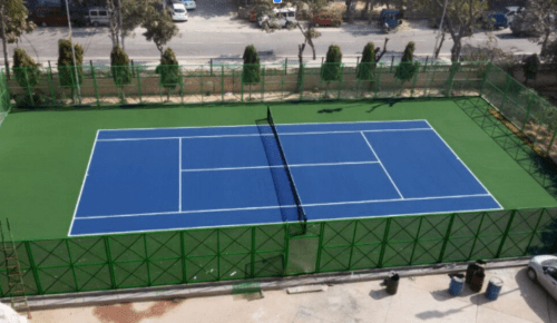 tennis floor material
