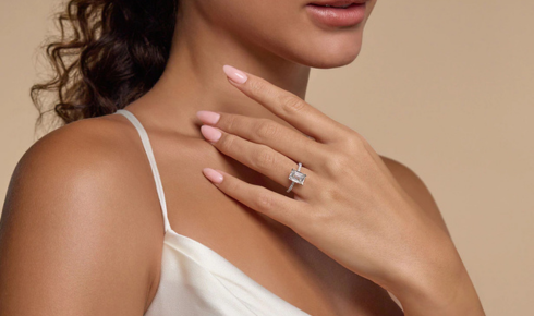 lab grown diamond rings