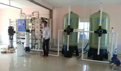 water treatment system installation